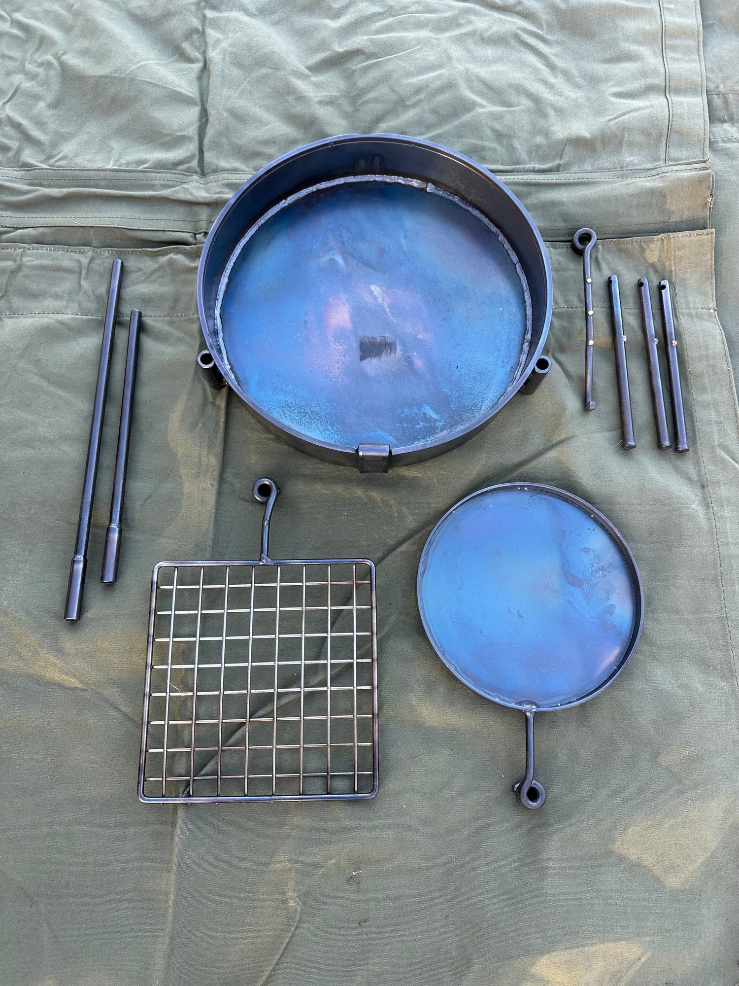 35cm Fire Pit Add-on Cooking Swing Arms