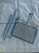 2 Arm Fire Anchor. Grill arm and Hook arm Bushcraft BBQ Cooking Swing Arm