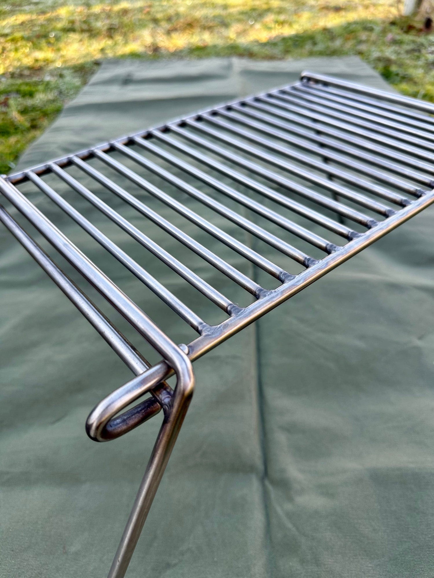 Stainless Steel Camping Grill for Bushcraft and Overland