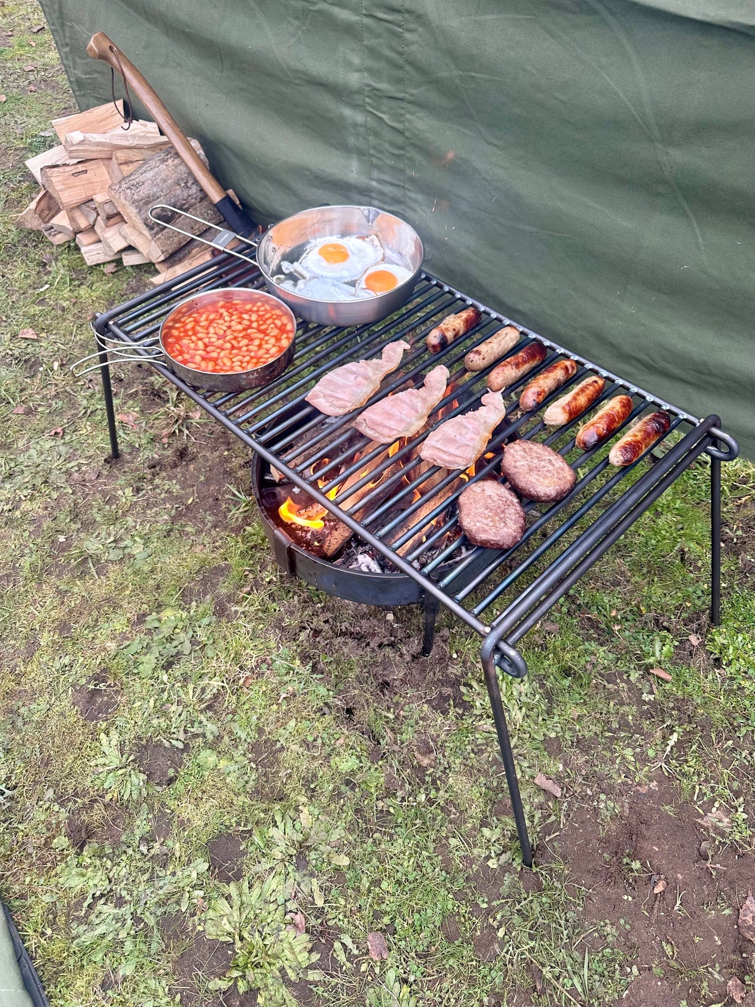 large folding bbq grill ideal for large groups