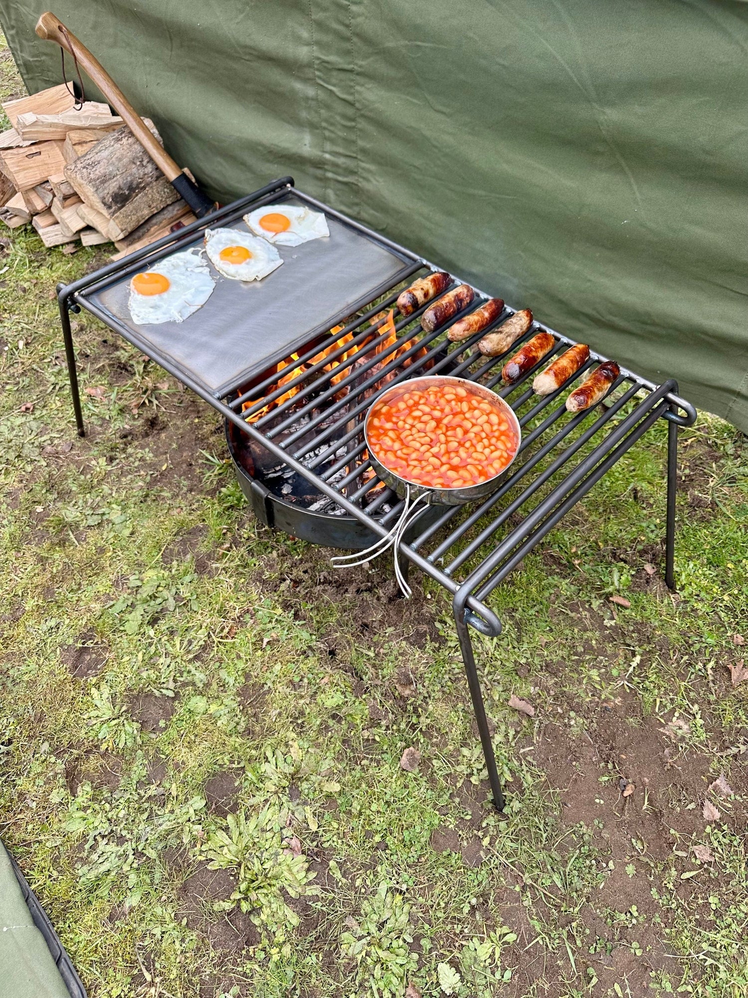 Base Camp grill ideal for large groups
