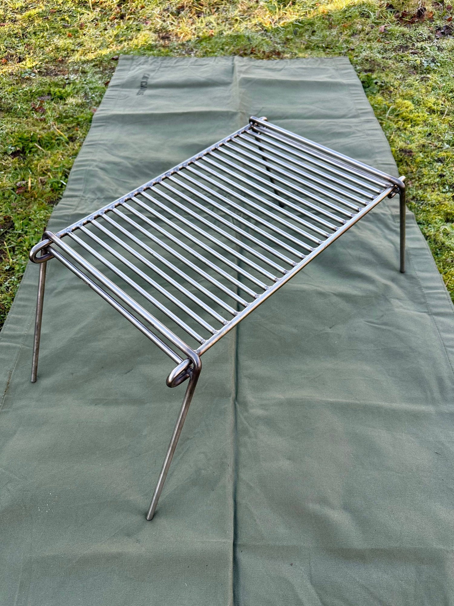 stainless steel bbq camping grill