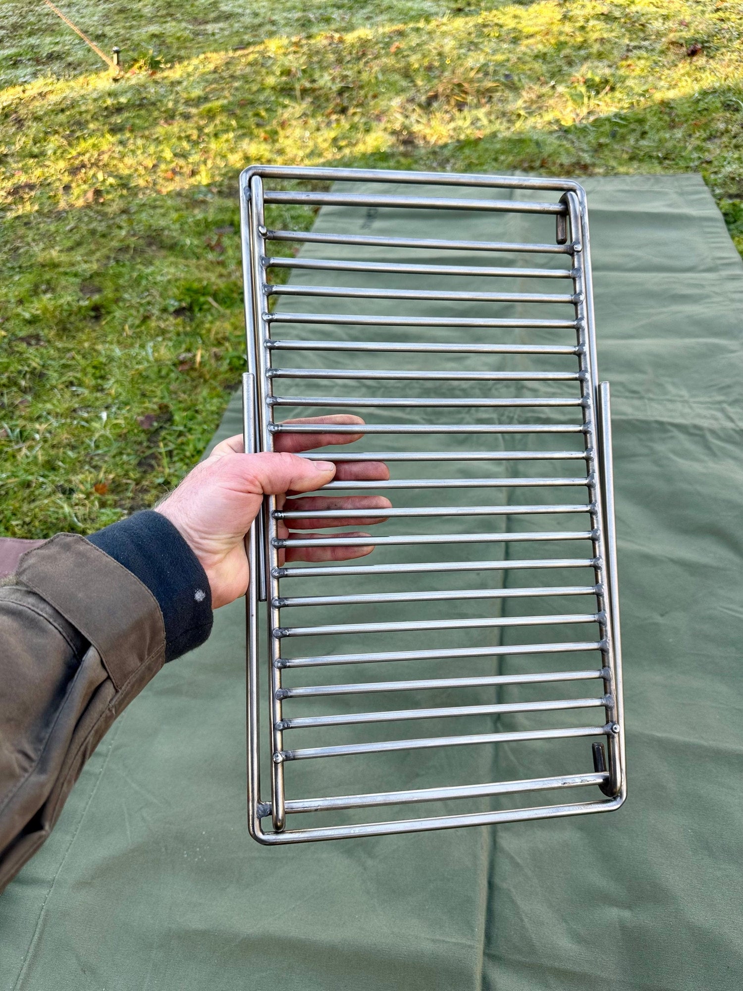 Stainless Steel Camping Grill for Bushcraft and Overland
