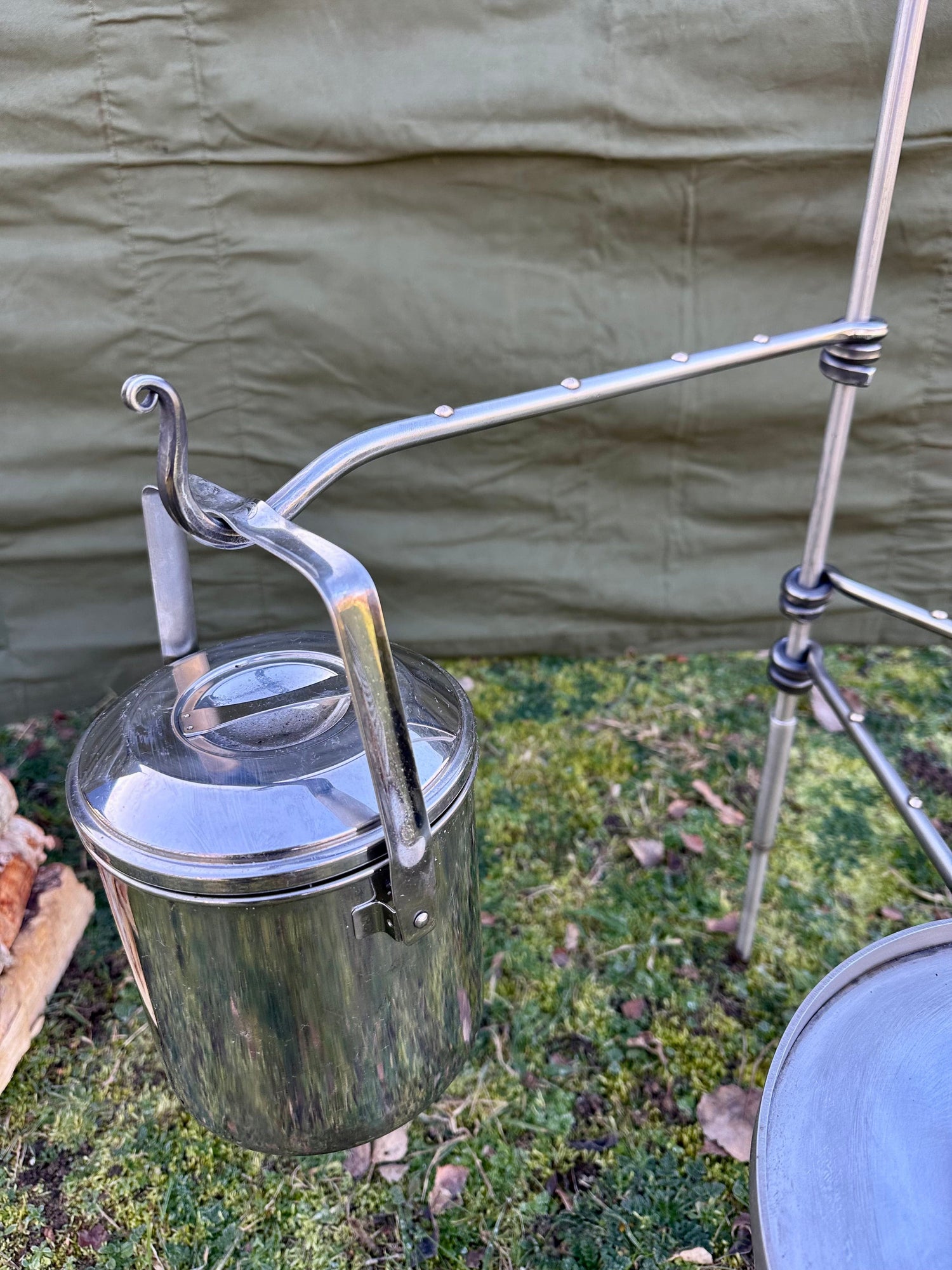 Stainless steel Fire Anchor for Outdoor Cooking