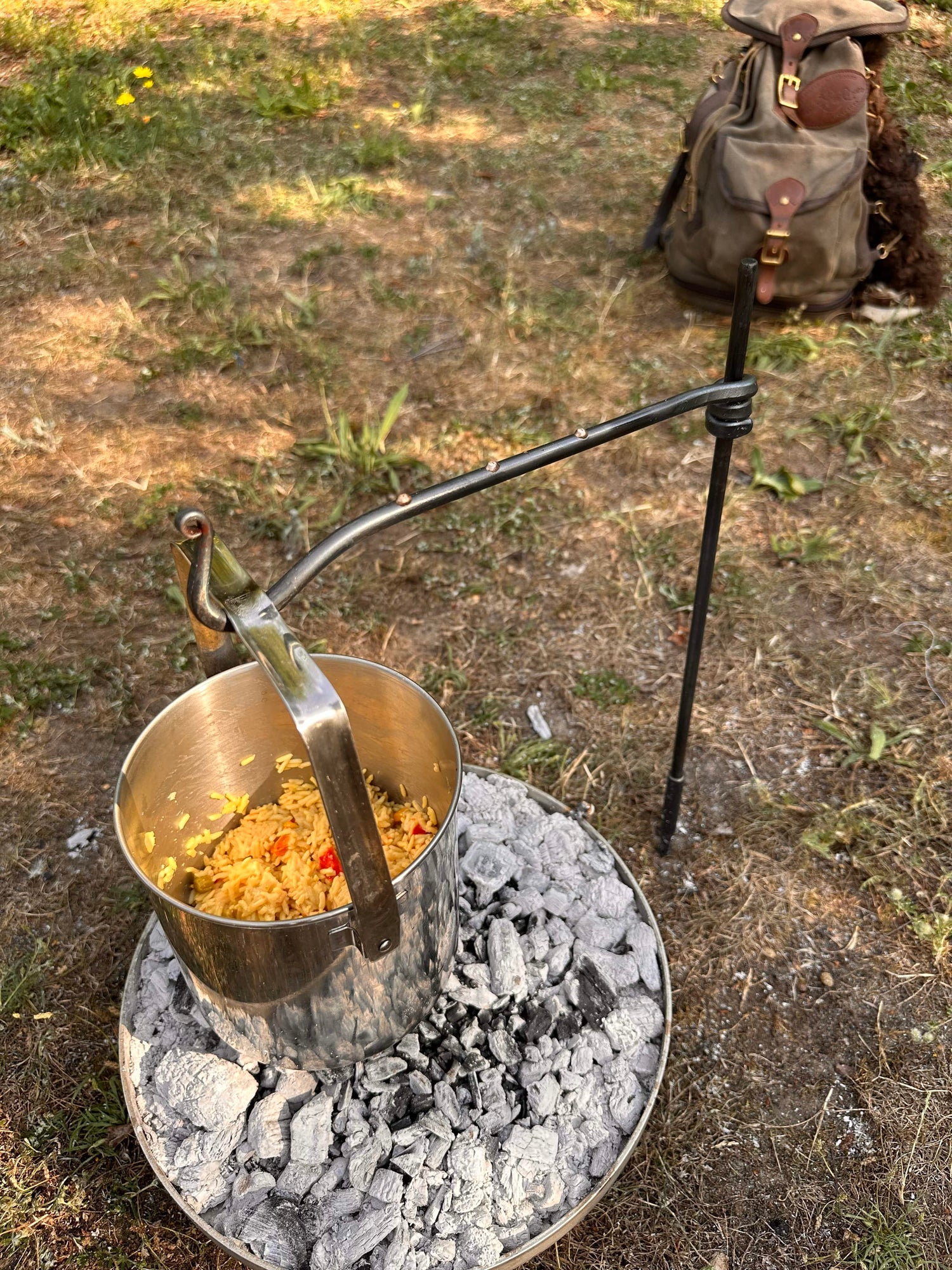 The Original Grill Mini Fire Anchor. Outdoor Cooking, Bushcraft, Camping.