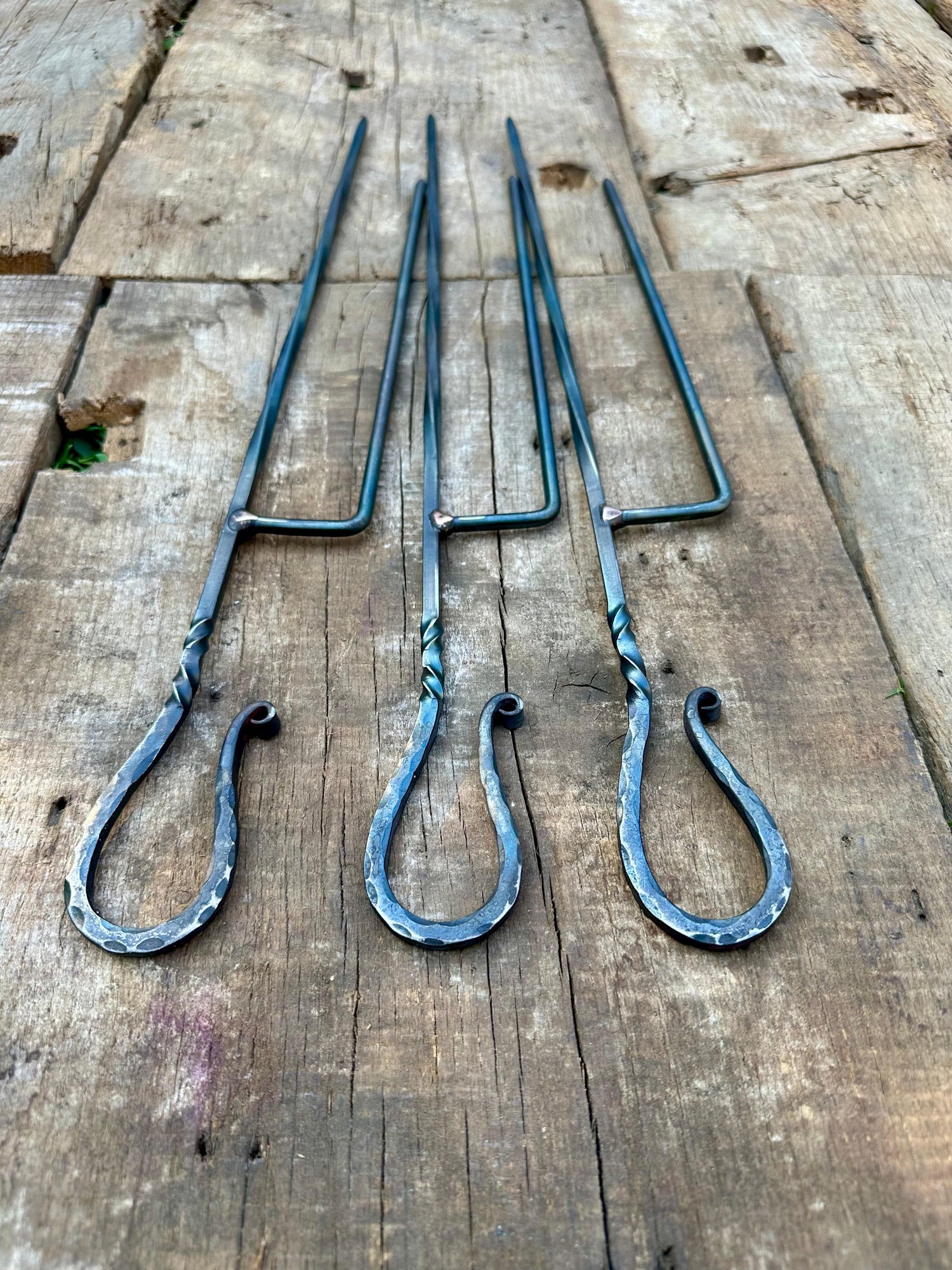 Crafted using traditional techniques from the forge to the anvil, these skewers are an ideal present for the grilling enthusiast in your life