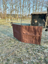 Windbreak with main poles