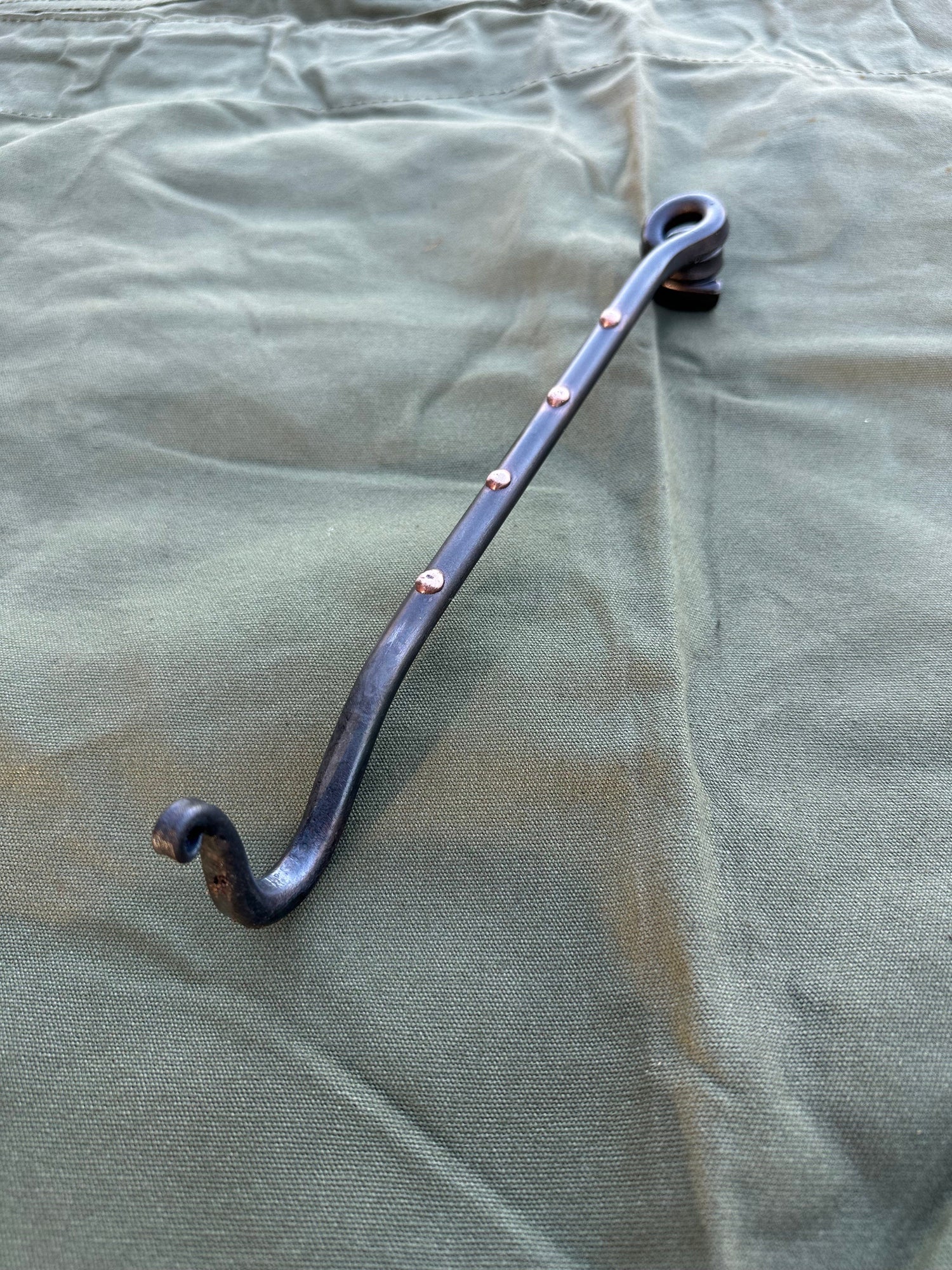forged hook arm for fire pit 50cm