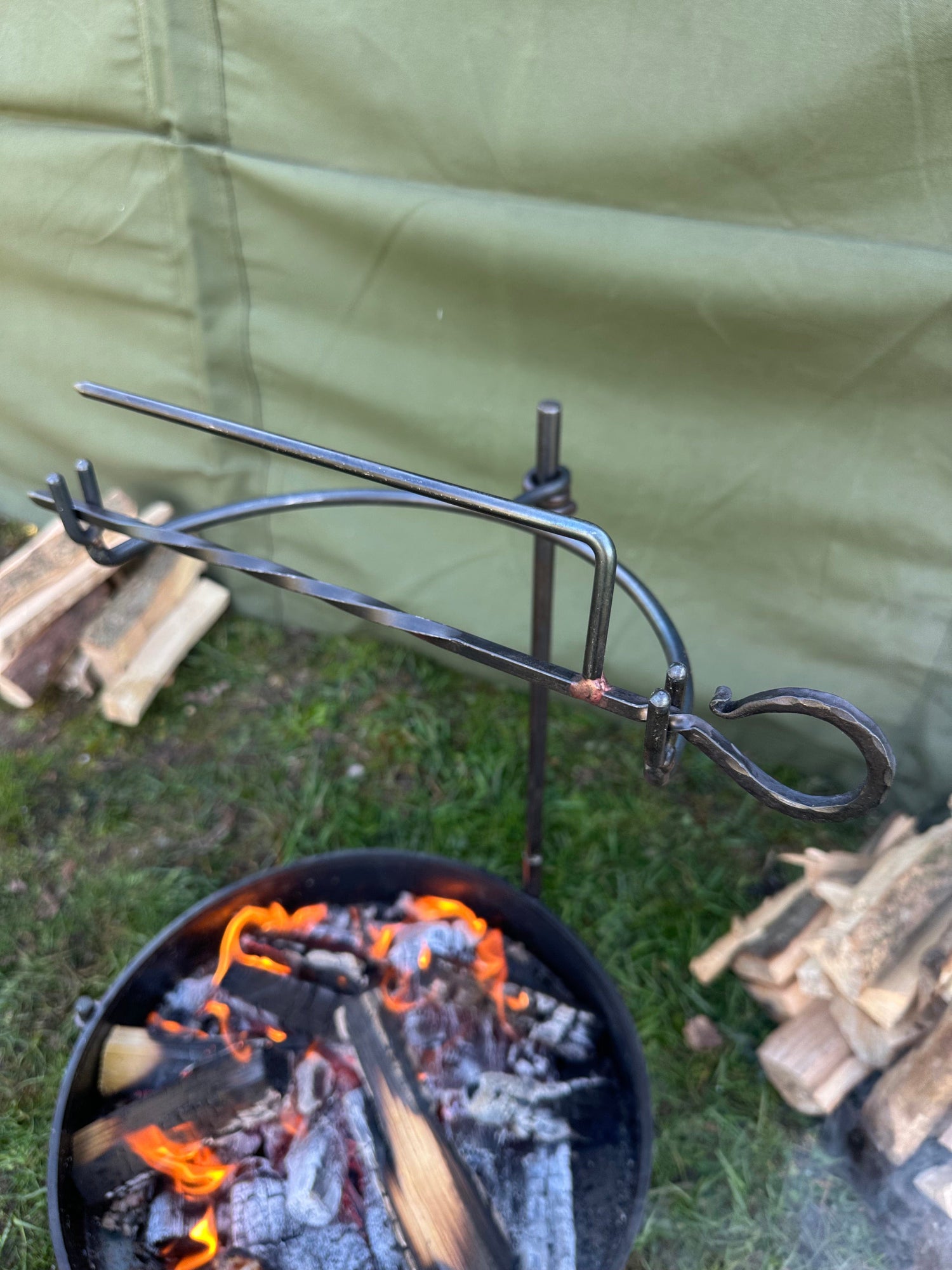 Spit Roast arm for MINI Fire Anchors
