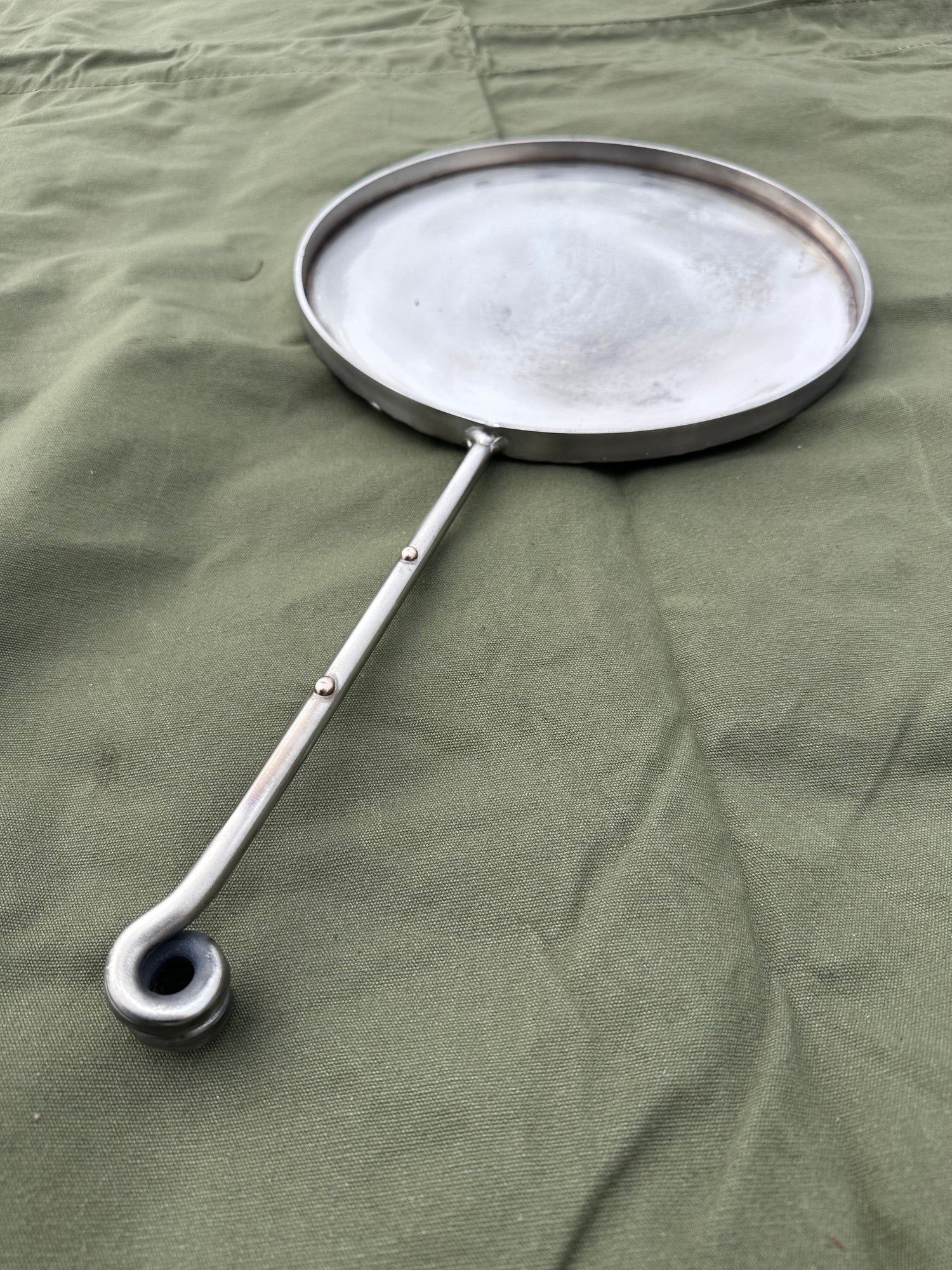 Premium Stainless Steel Skillet Arm for Large Fire Anchors (12mm Pole)