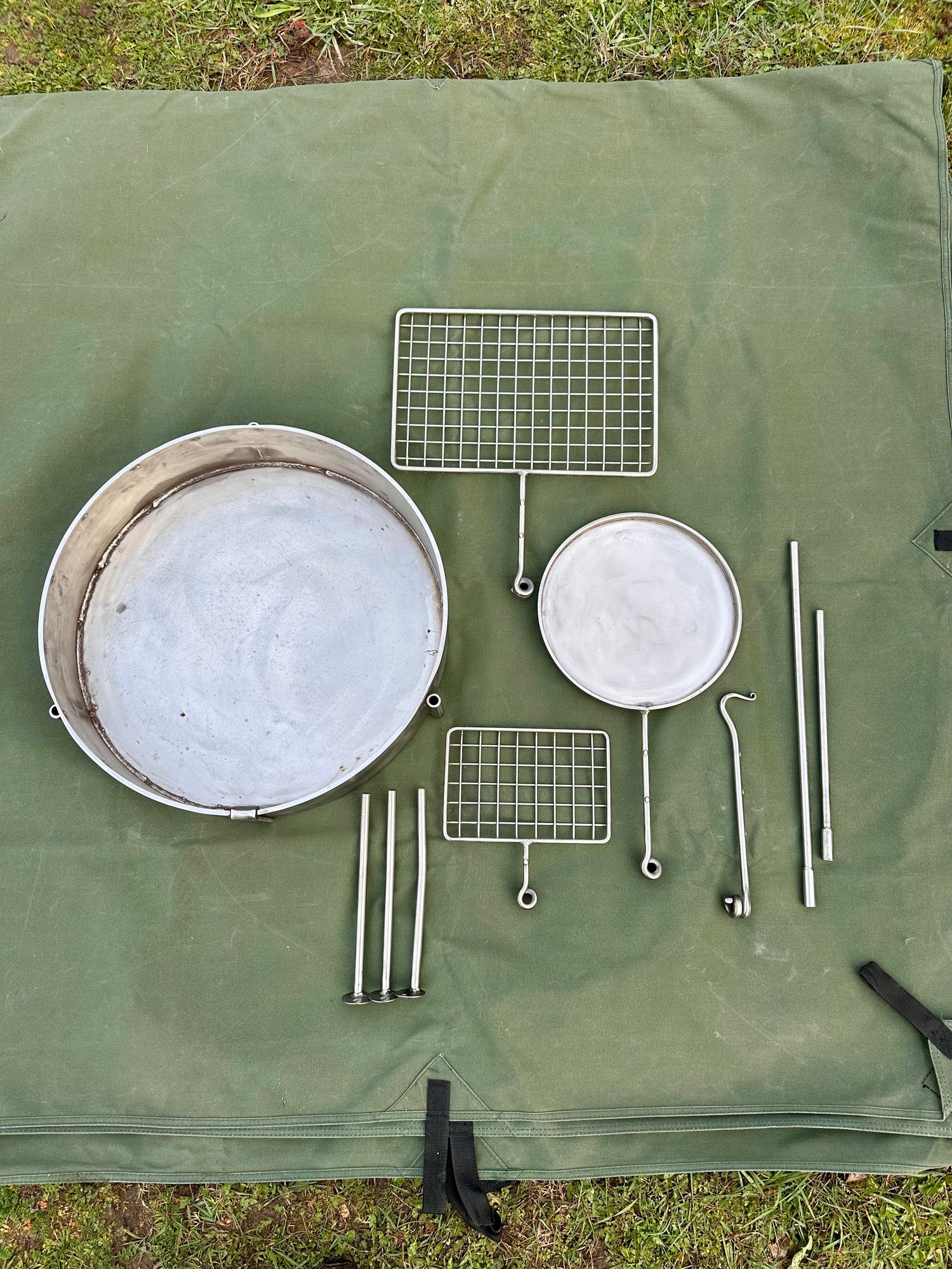 50 Fire Pit & BBQ - Stainless Steel