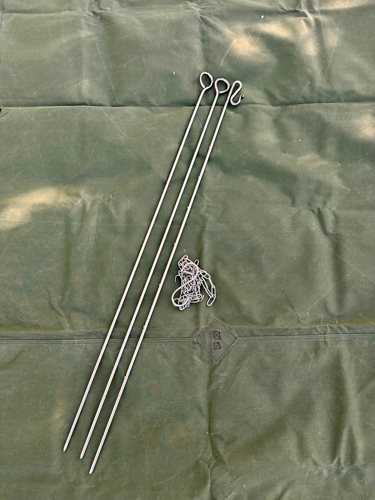 Premium Hand Forged Stainless Steel Campfire Tripod – A Timeless Piece