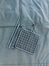 Stainless Steel Original Grill Mini Fire Anchor. Grilling, Hanging pots and kettles lightweight and ideal for Backpacking