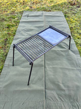 Split Camp Grill. Robust and heavy duty folding grill