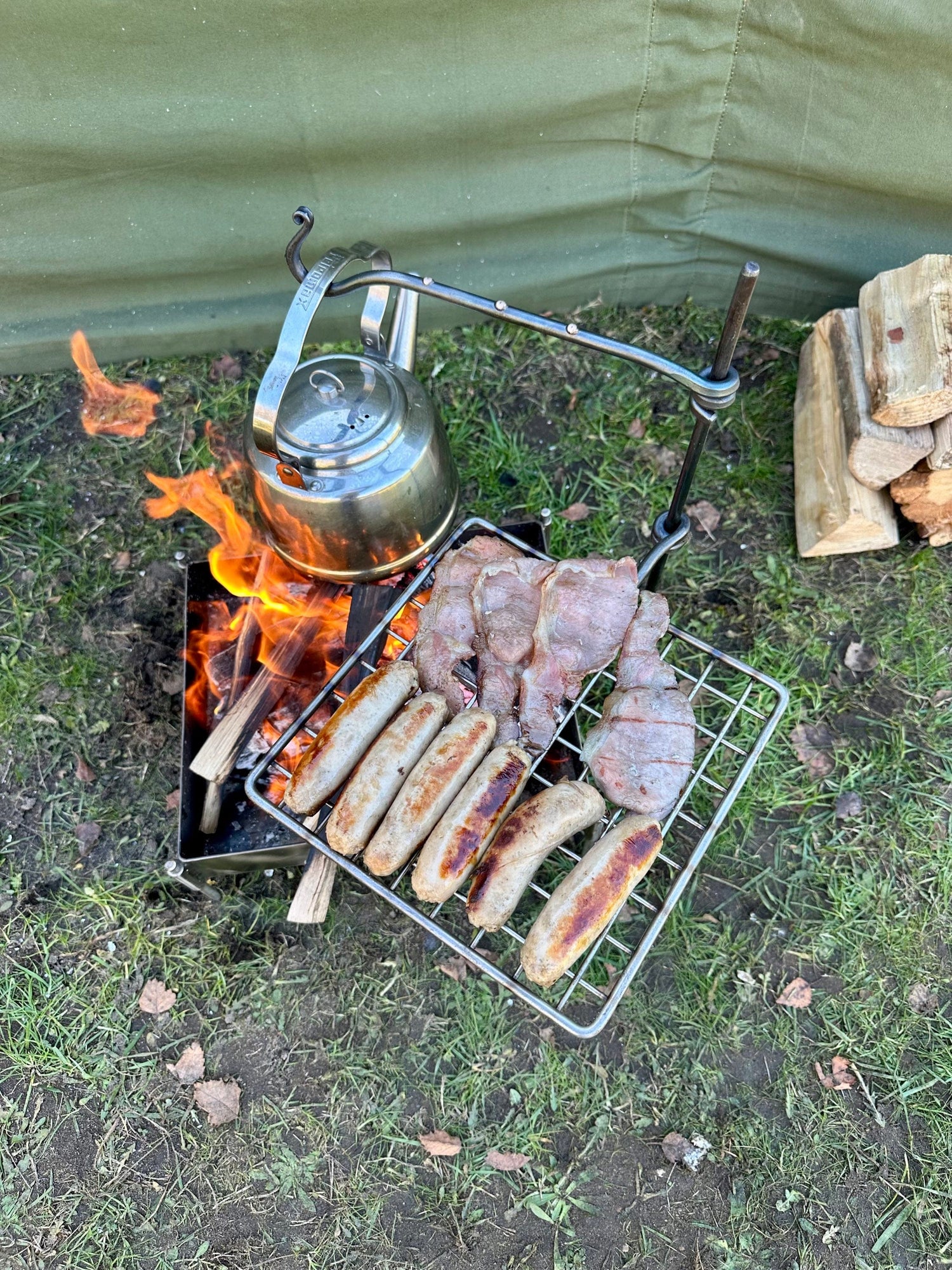 The Original Grill Mini Fire Anchor Bushcraft and Camping Gear