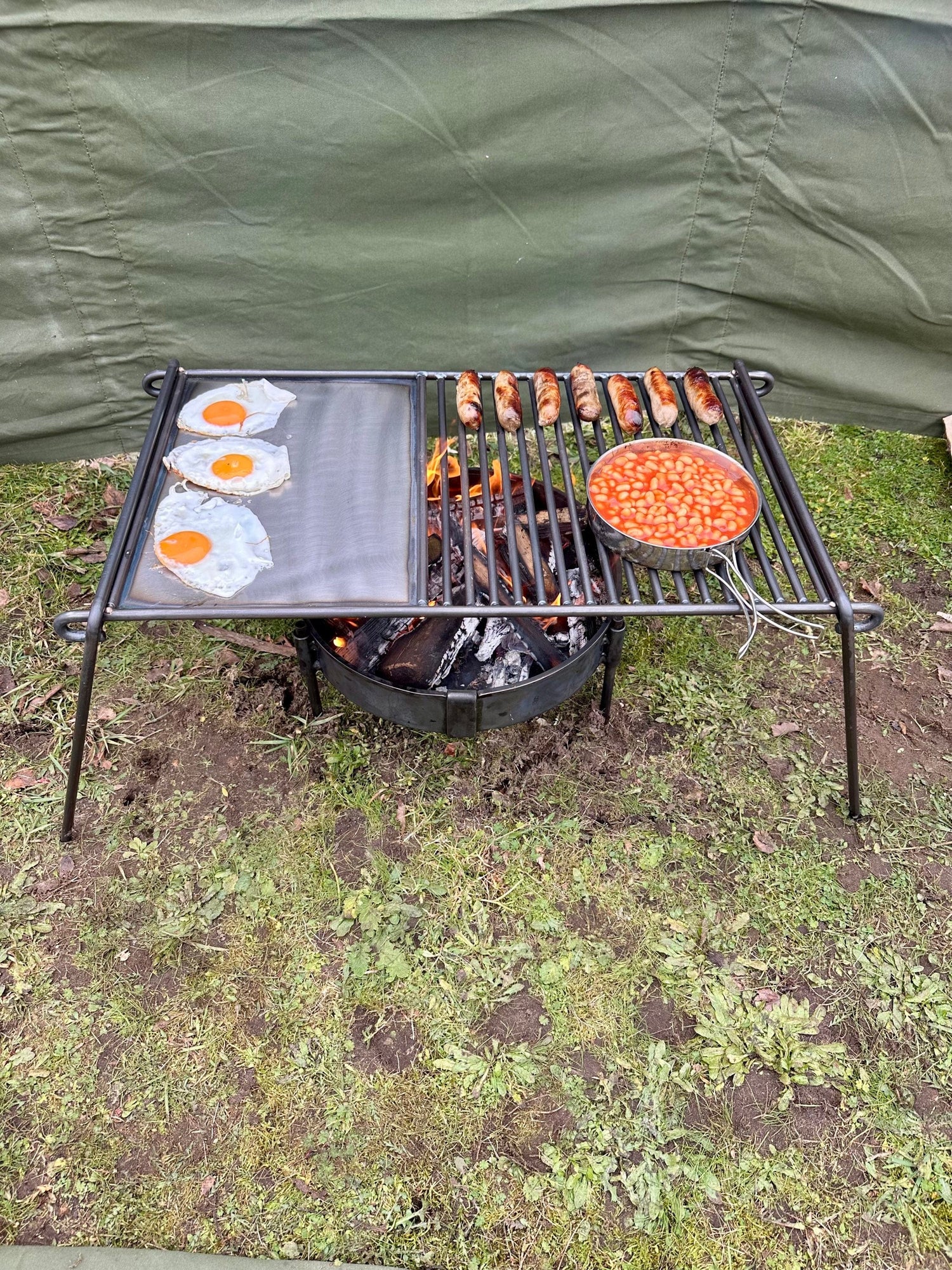 Base Camp grill ideal for large groups