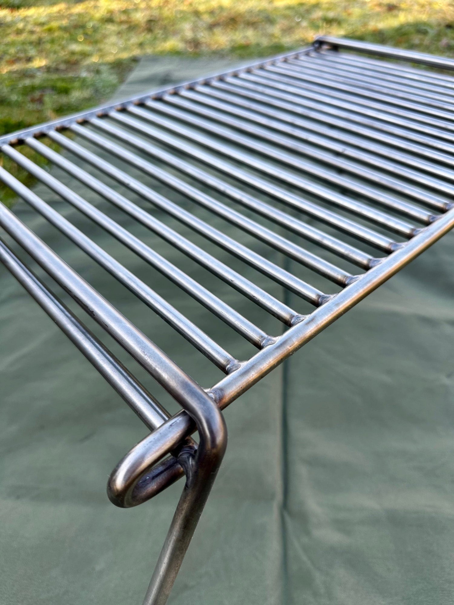 stainless steel bbq camping grill