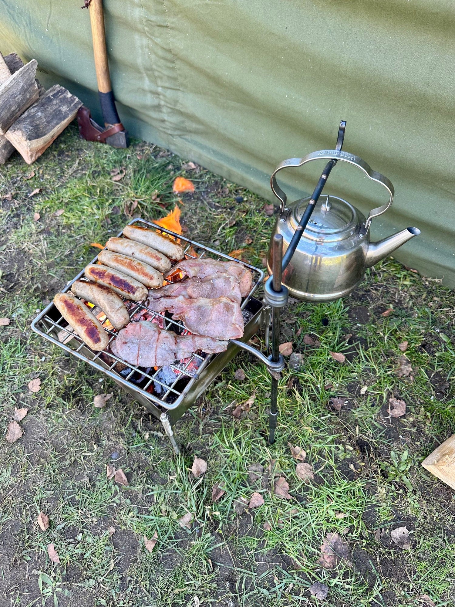 The Original Grill Mini Fire Anchor Bushcraft and Camping Gear