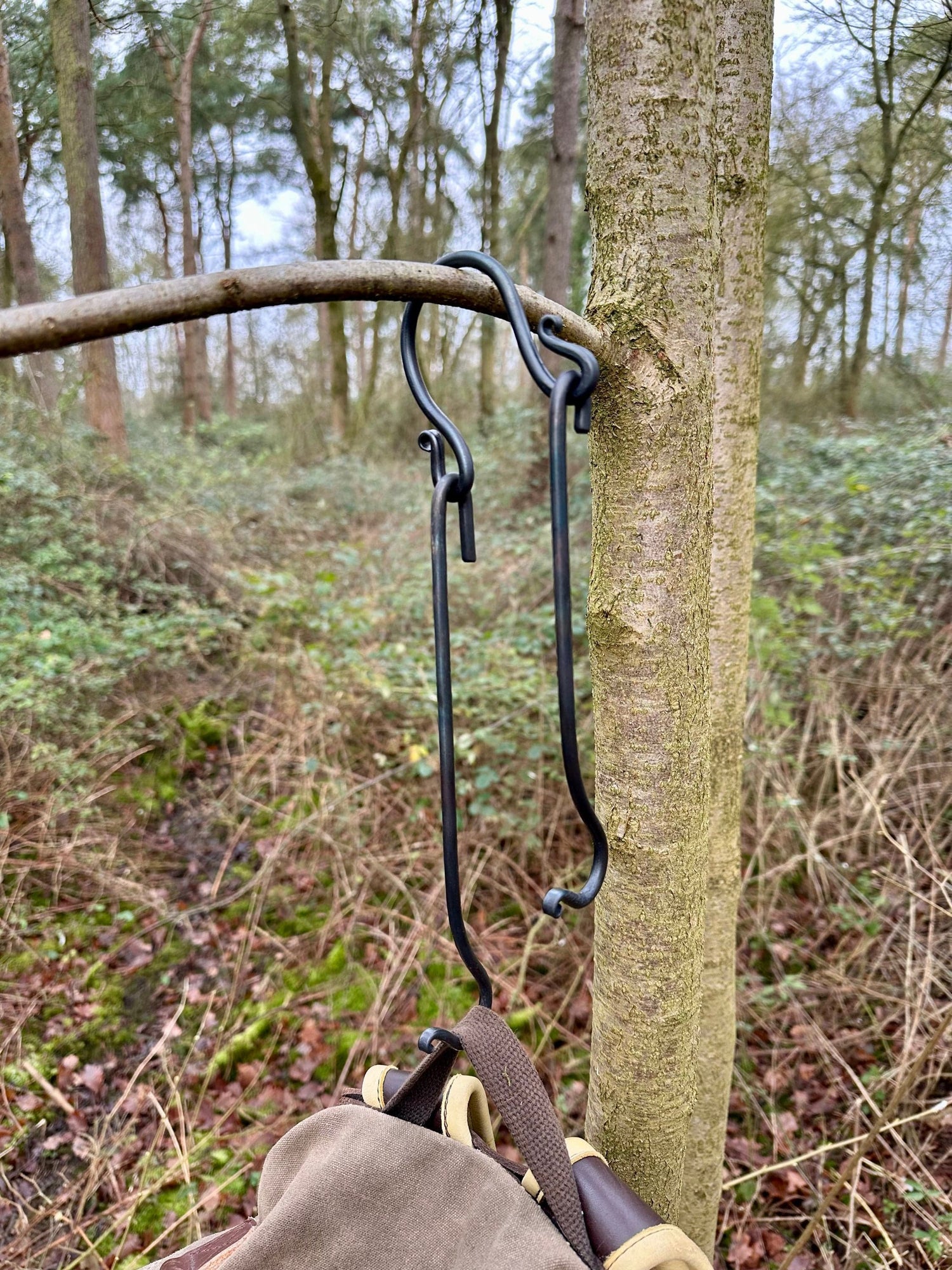 The Pocket Fire Anchor is small enough and very lightweight to always have with you. This is simply a multi hook that can be used for various purposes