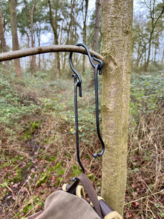The Pocket Fire Anchor is small enough and very lightweight to always have with you. This is simply a multi hook that can be used for various purposes