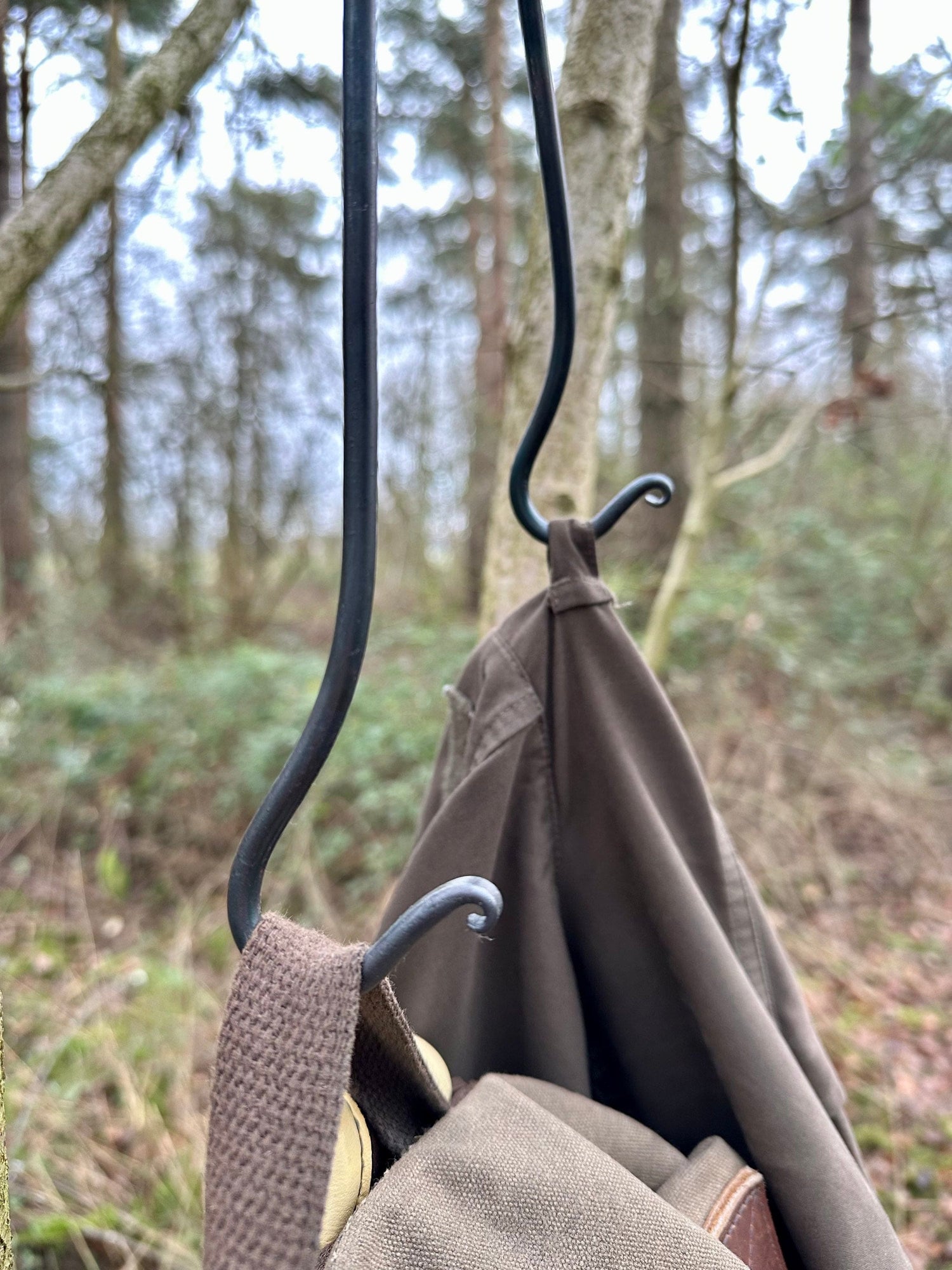 The Pocket Fire Anchor is small enough and very lightweight to always have with you. This is simply a multi hook that can be used for various purposes