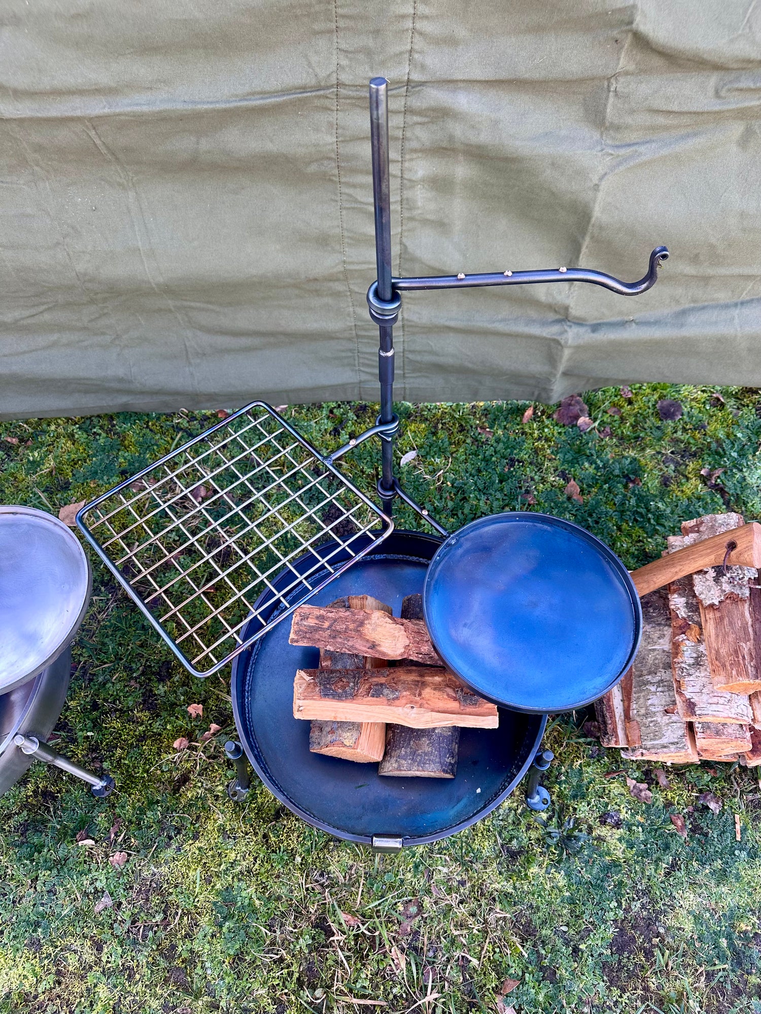 Steel Skillet 22cm for 35cm Fire Pit