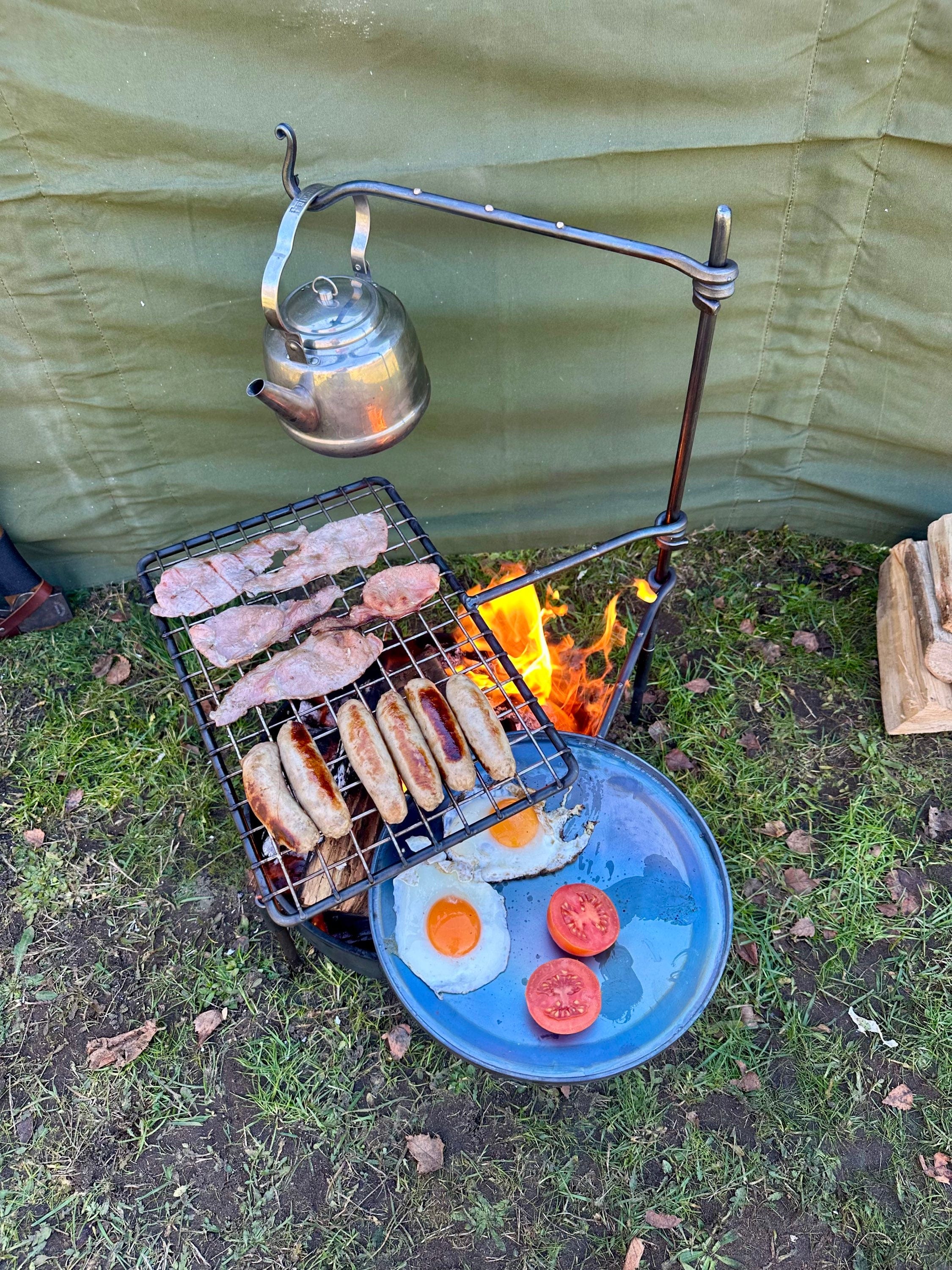 Large Fire Anchor & Campfire Swing Arm for Outdoor Cooking – My Store