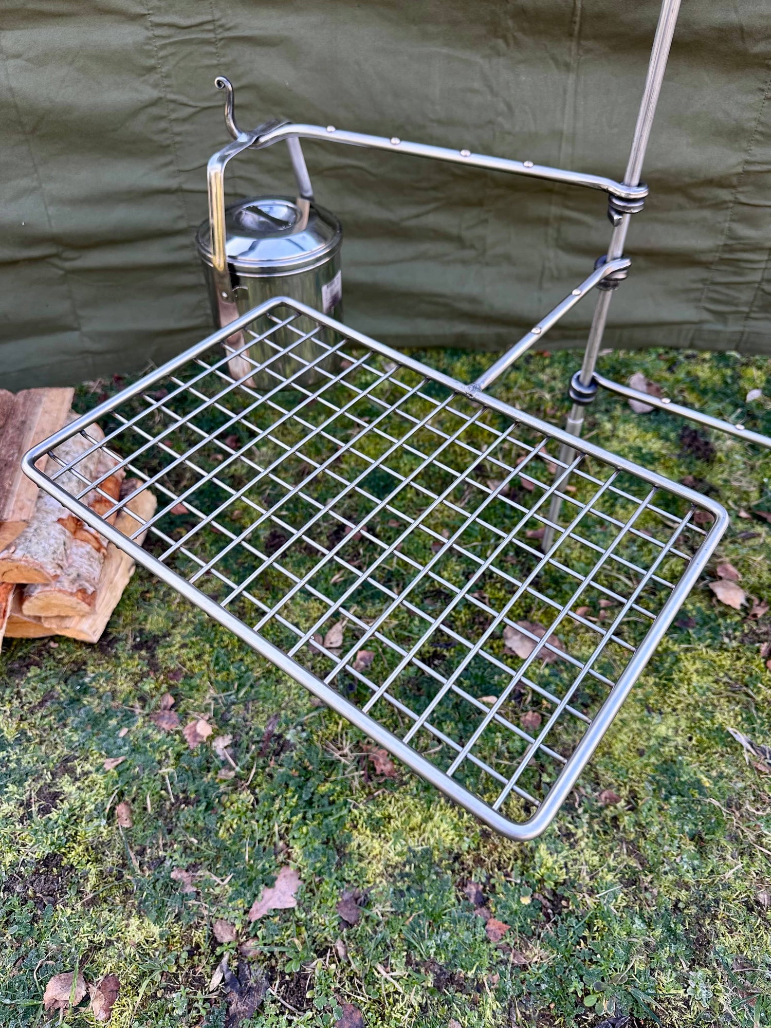 Stainless steel Fire Anchor for Outdoor Cooking