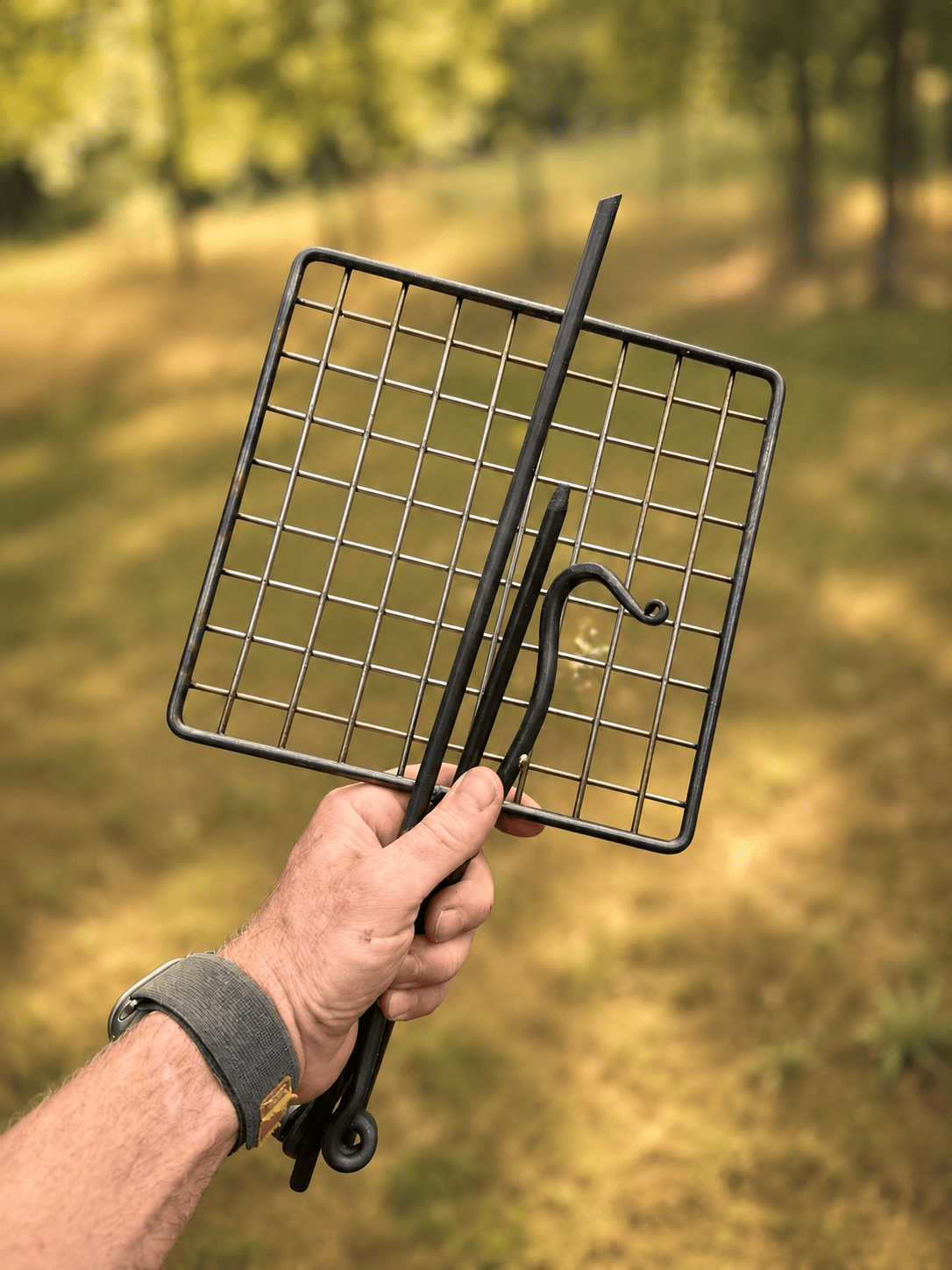 The Original Grill Mini Fire Anchor. Outdoor Cooking, Bushcraft, Camping.