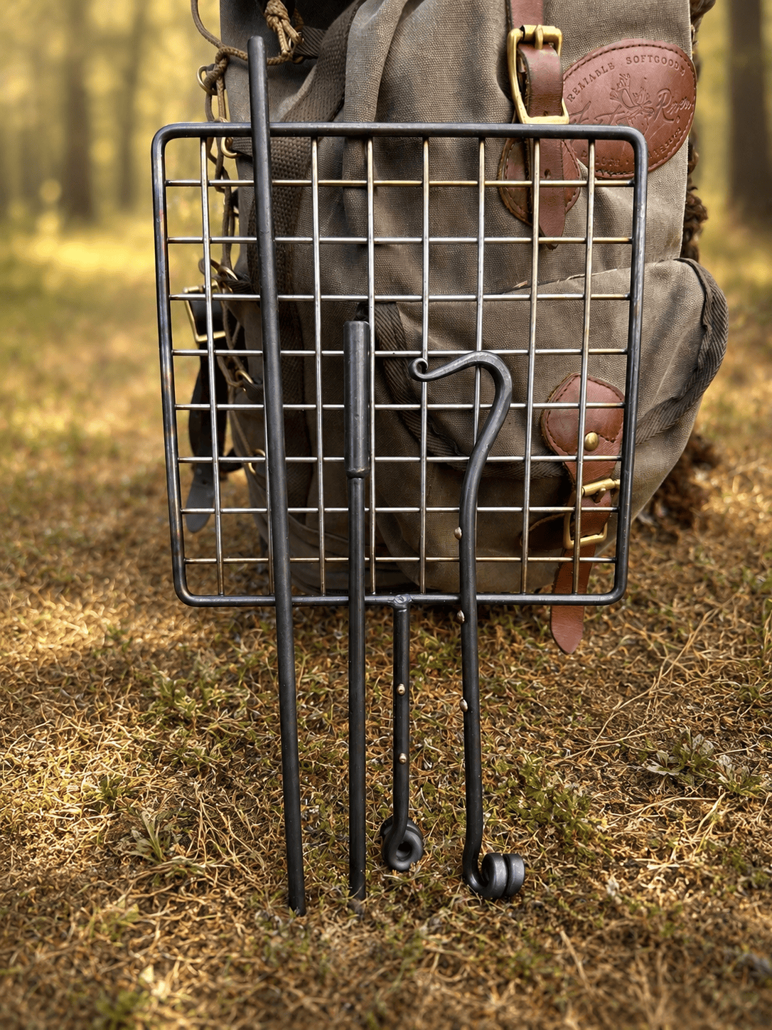 The Original Grill Mini Fire Anchor. Outdoor Cooking, Bushcraft, Camping.