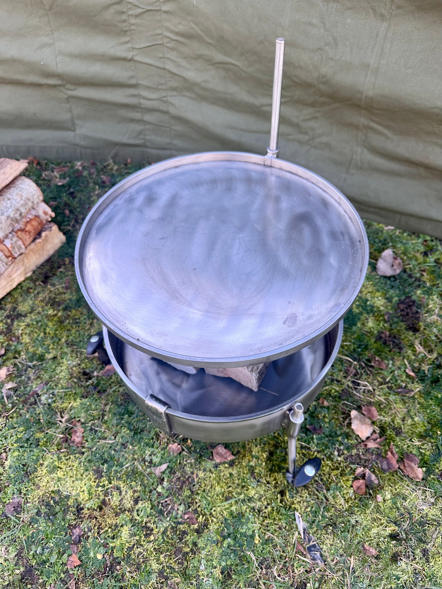 NEW Stainless Steel 35cm Skillet