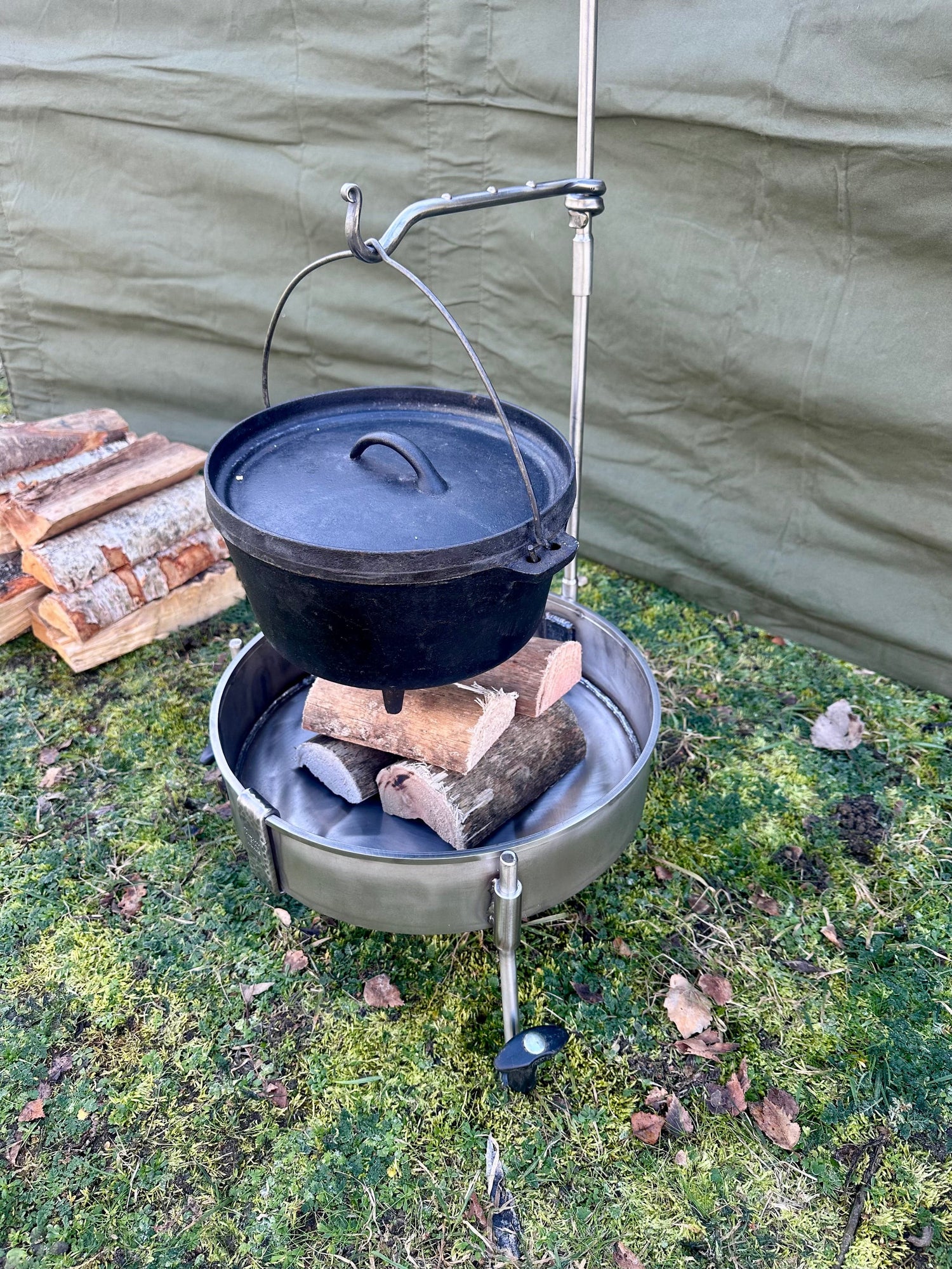 NEW Stainless Steel 35 Cook Station, Fire Pit & BBQ