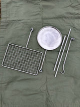 Stainless steel Fire Anchor for Outdoor Cooking
