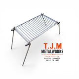 Stainless Steel Camp Grill - Heavy Gauge Steel Grids