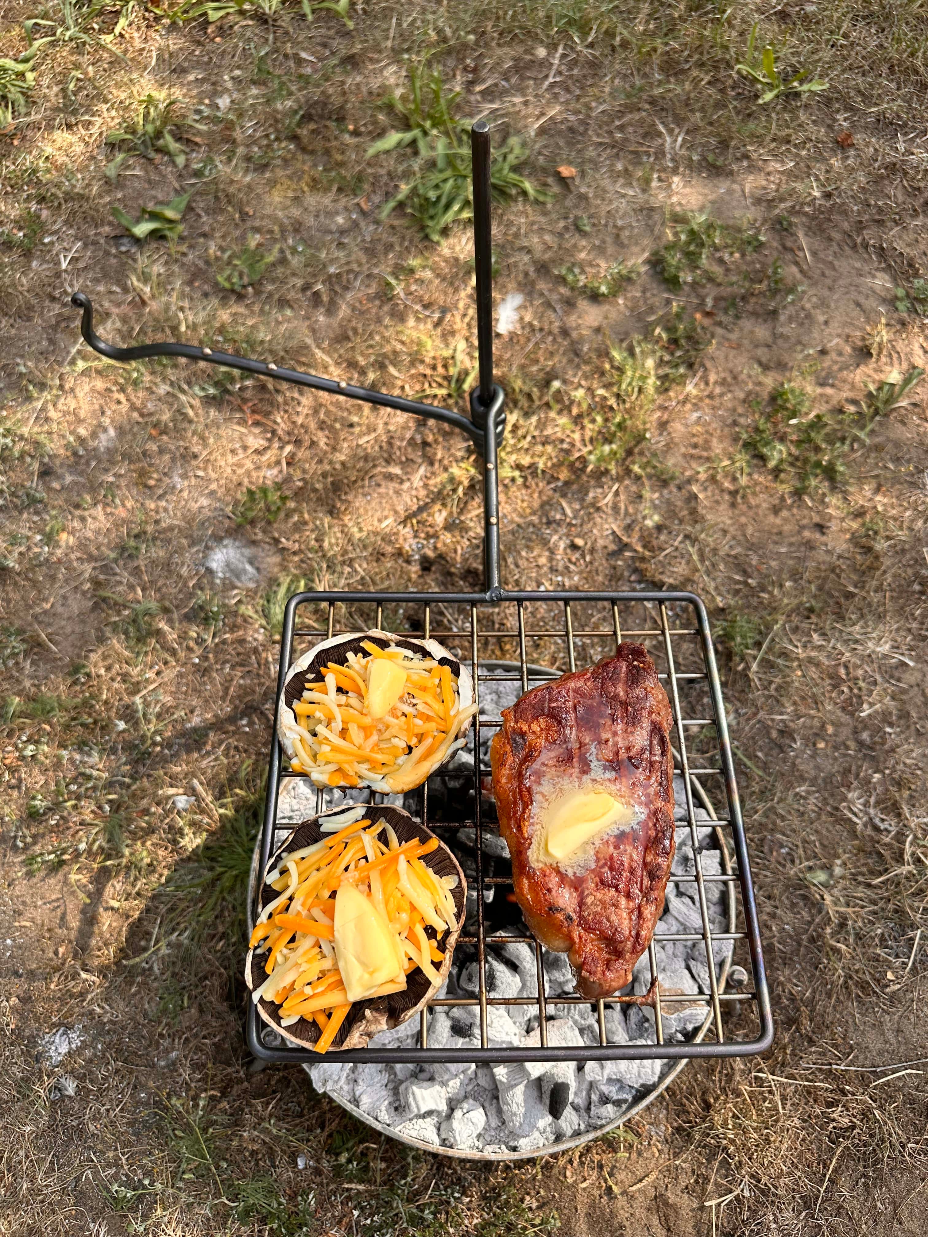 Original Grill Mini Fire Anchor | Bushcraft & Camping Cooking