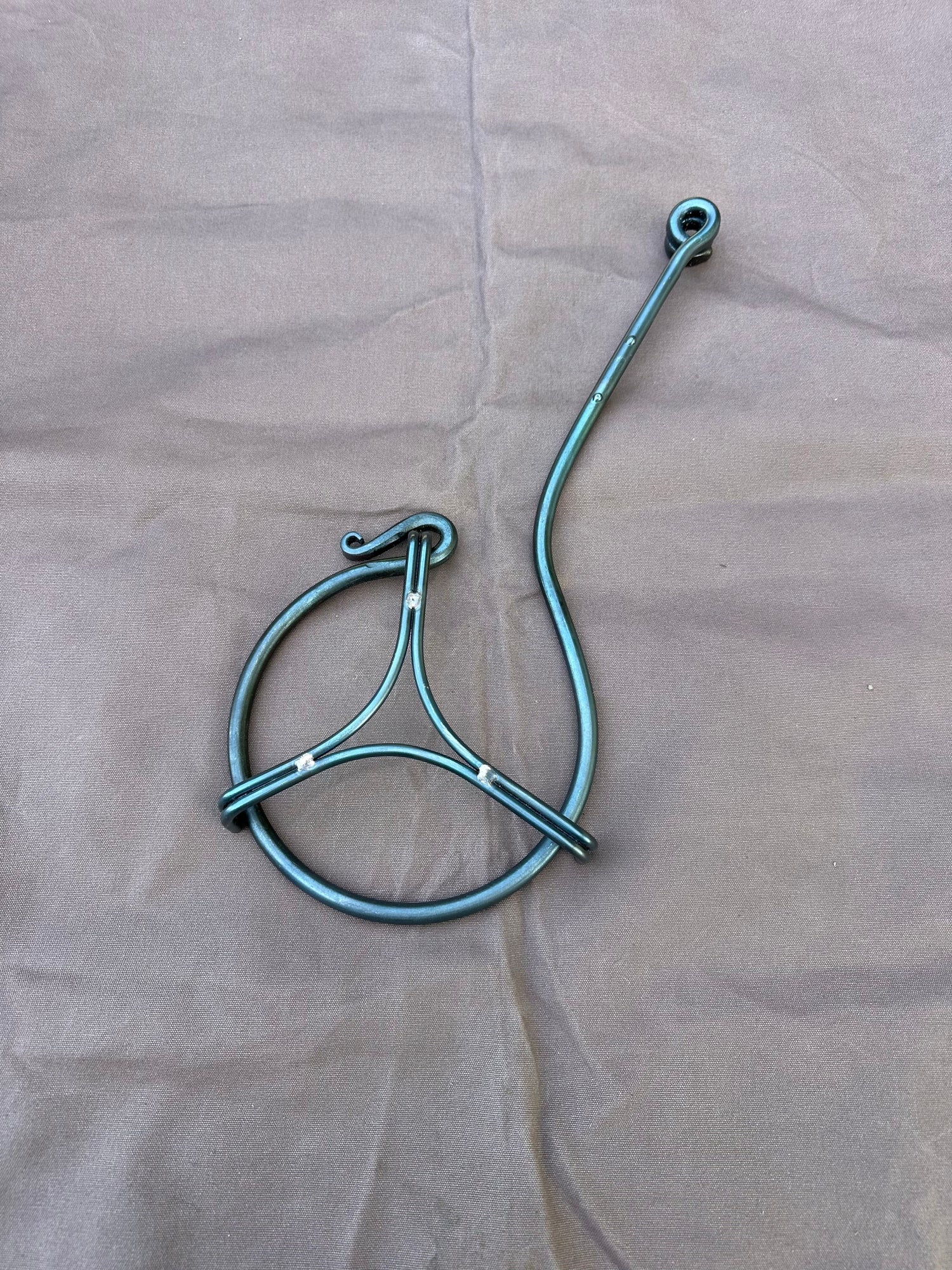 Mild Steel Pan Arm for Large Fire Anchors – Campfire Pan Support (12mm Pole)