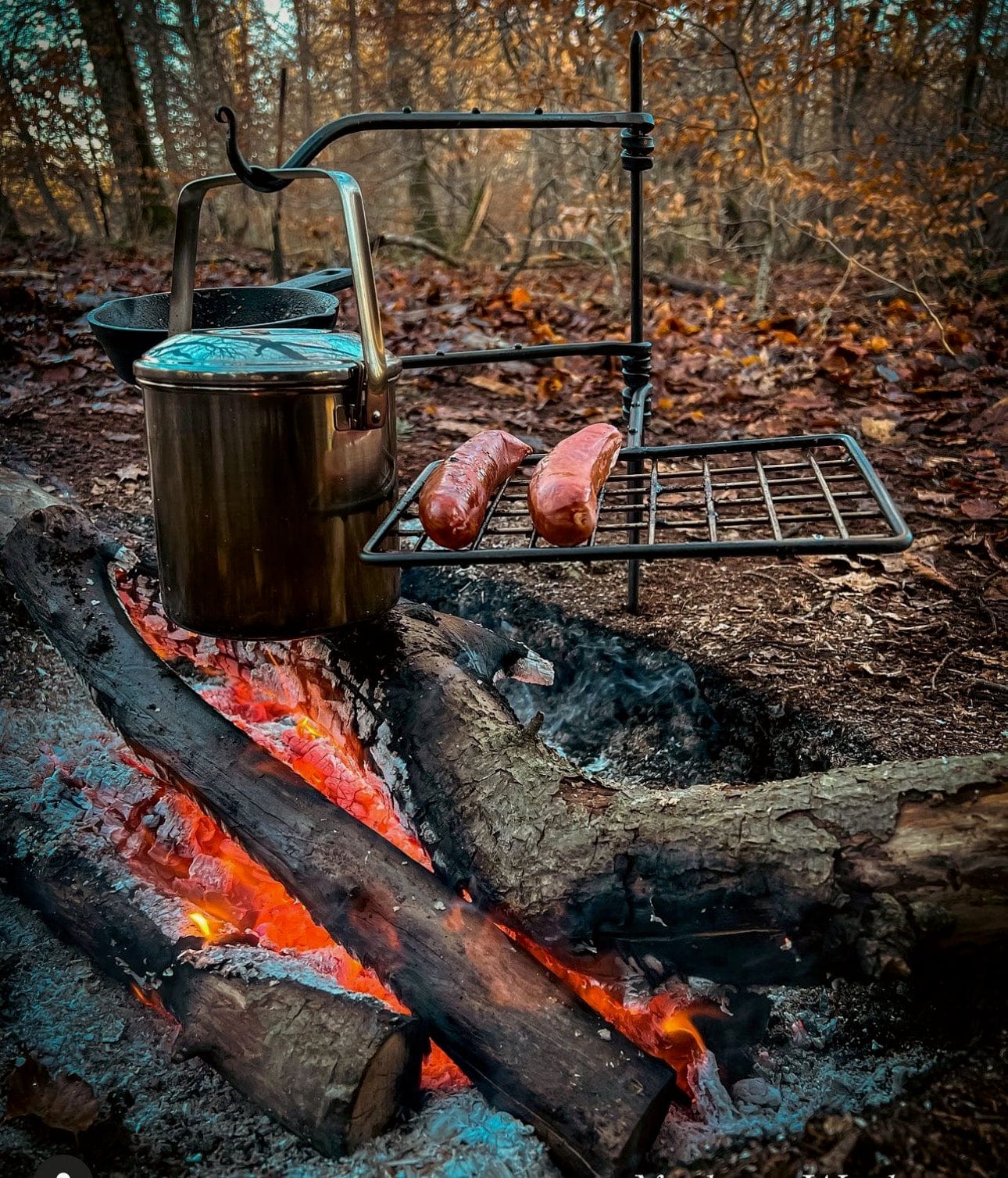 First Edition Grill Mini Fire Anchor - Cook Swing Arm - Bushcraft Cooking Gear