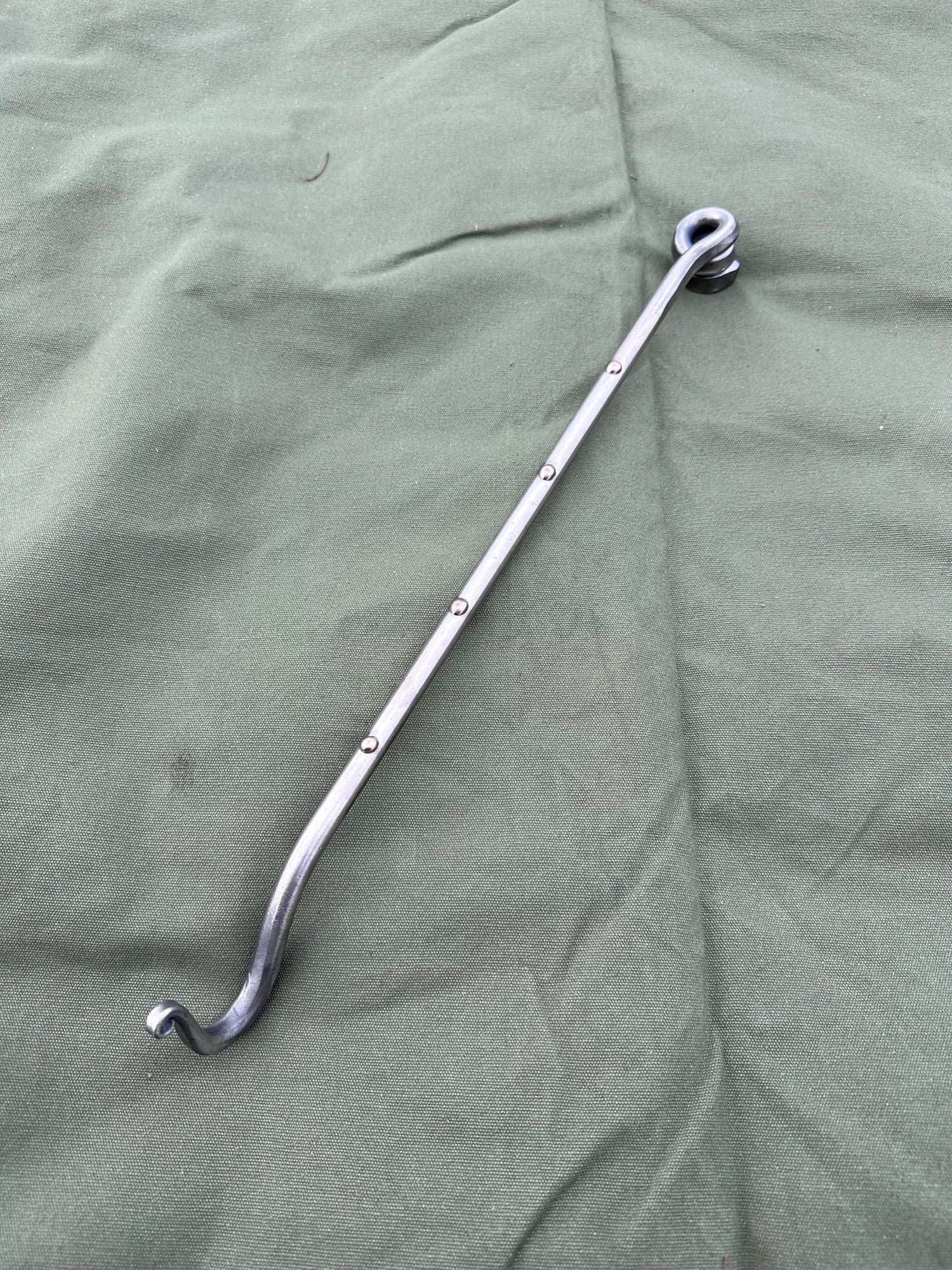 Premium Stainless Steel Hook Arm for Large Fire Anchors (12mm Pole)
