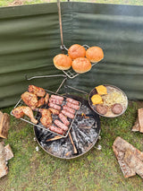 50 Fire Pit & BBQ - Stainless Steel