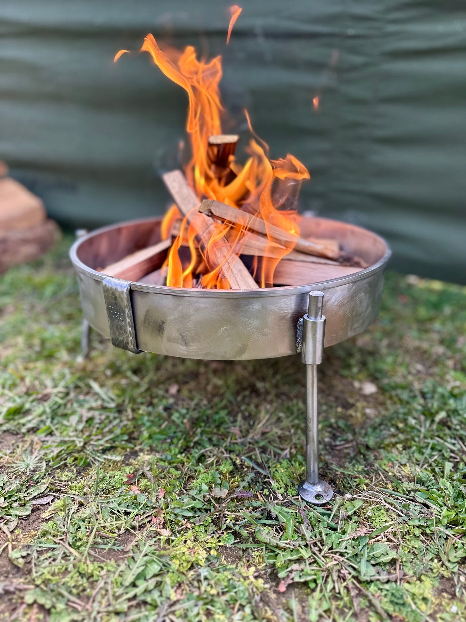 35 Fire Pit & BBQ - Stainless Steel