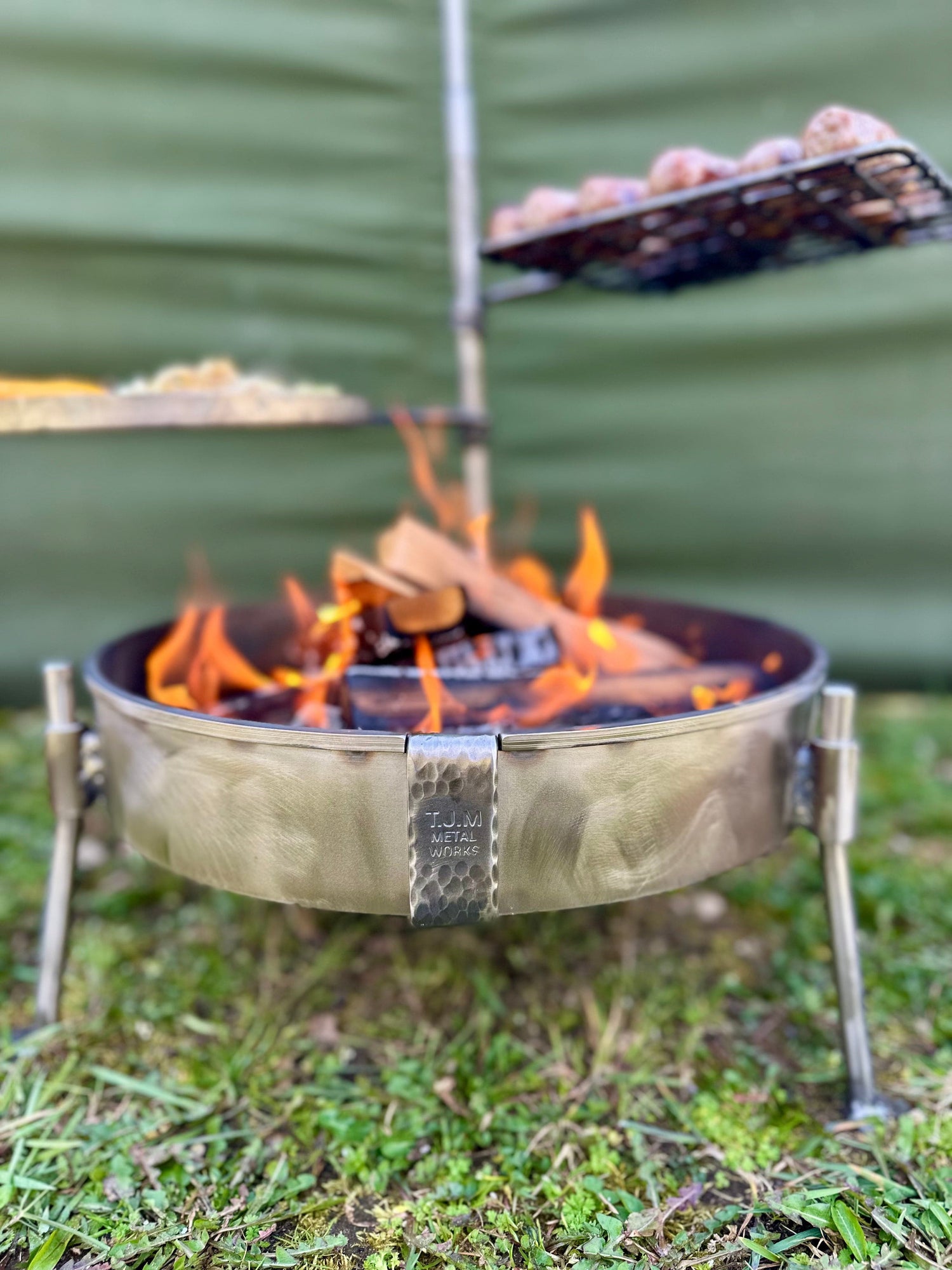 35 Fire Pit & BBQ - Stainless Steel