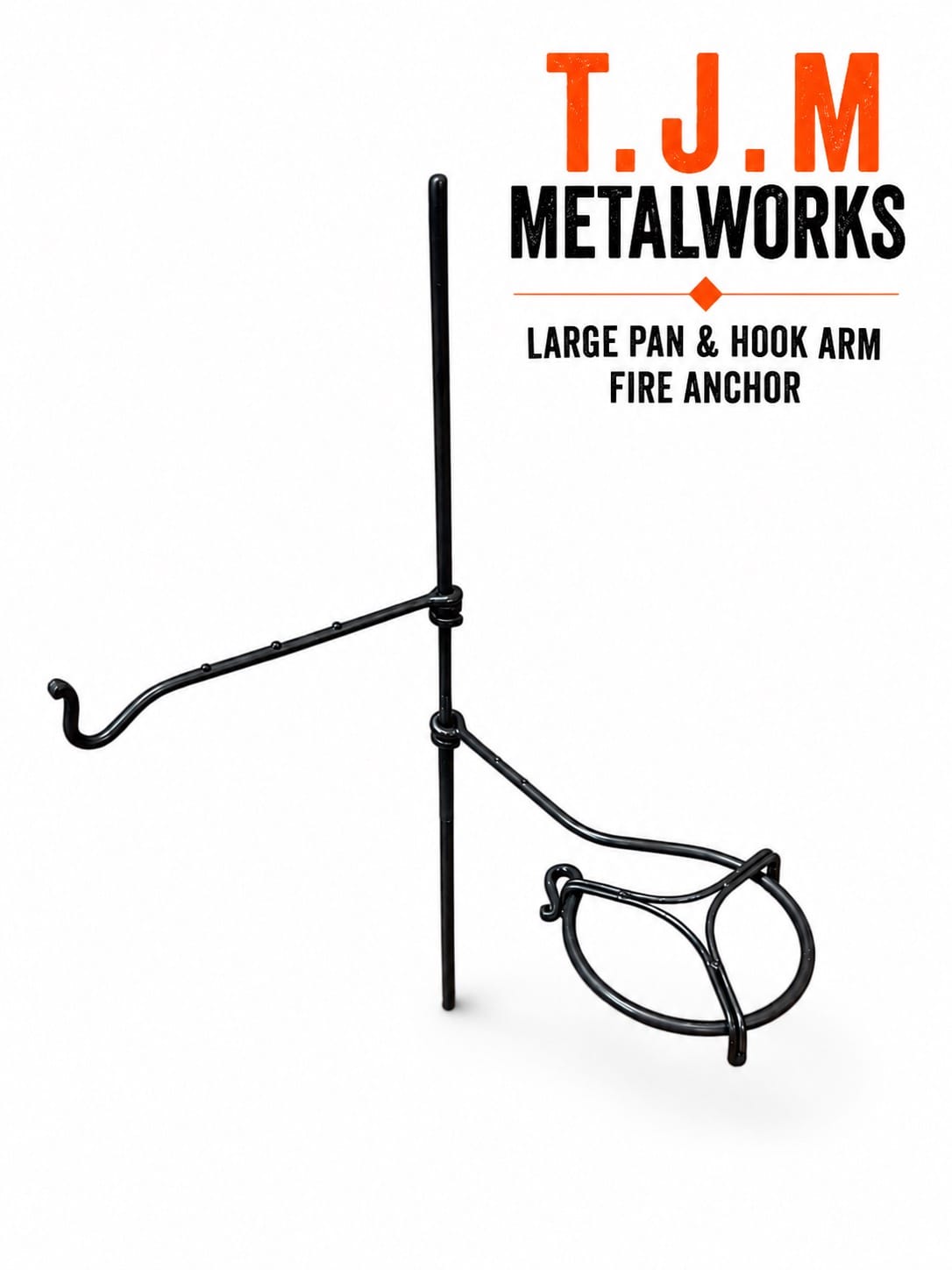 Hand Forged Fire Anchor Swing Arm – Heritage Campfire Cooking